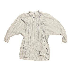 Free People XS light blue lagenlook minimal short mini‎ dress puffy sleeves